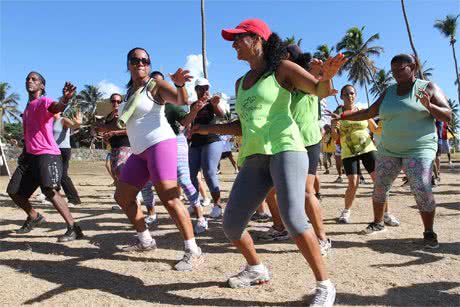 Imagem Aulas de ginástica e dança gratuitas no Jardim de Alah 