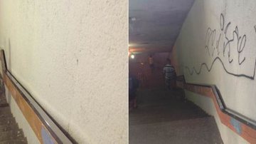 Imagem Transalvador pinta paredes da Estação da Lapa e vândalos picham