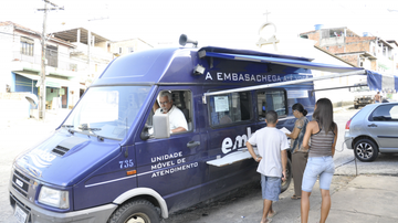 Imagem Unidade Móvel da Embasa atende moradores de Novo Horizonte em Salvador