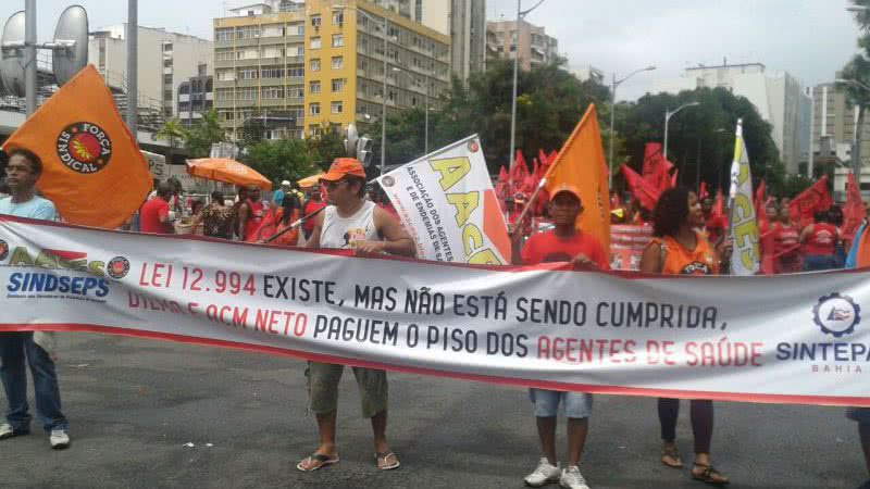 Imagem 7 de Setembro: agentes de saúde cobram repasse do governo federal