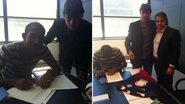 Imagem Talisca assina contrato com Benfica; Confira as imagens