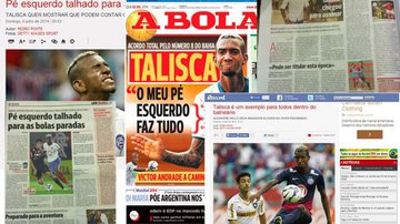 Imagem Imprensa europeia destaca ida de Talisca para o Benfica