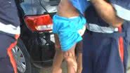Imagem Caminhão com produto químico tomba e família fica ferida