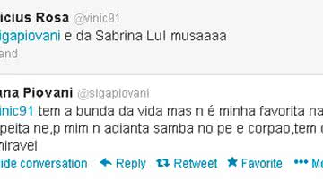 Imagem Luana Piovani critica Sabrina Sato no Twitter