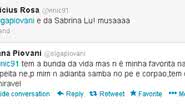 Imagem Luana Piovani critica Sabrina Sato no Twitter