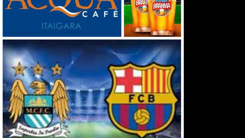 Imagem Acqua Café transmite clássico do futebol mundial hoje