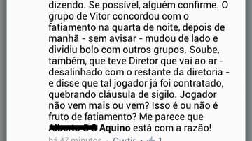 Imagem  Revelada crise no Bahia, presidente da Povão dispara: a lama continua a mesma