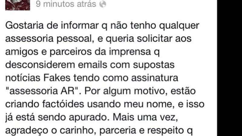 Imagem Jesus Sangalo pode comandar carreira de Aline Rosa