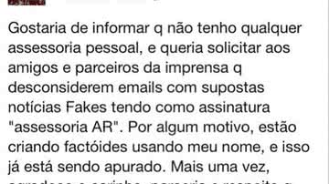 Imagem Alinne Rosa desmente saída do Cheiro de Amor