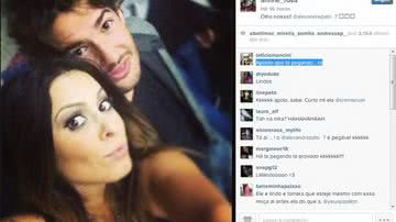 Imagem Tá pegando? Alinne Rosa publica foto com Alexandre Pato
