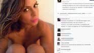 Imagem Mensagem de Alinne Rosa no Instagram pode ser resposta para ex-empresário