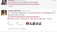 Imagem Fã erra o português, Anamara conserta e é criticada por ser ex-BBB