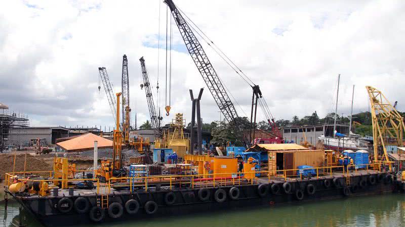 Imagem Começa sondagens no solo na BTS para construção da ponte Salvador - Itaparica