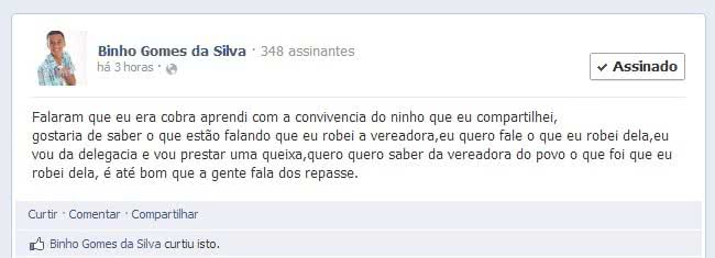Imagem Ex-assessor acusa Léo Kret de desvio de dinheiro
