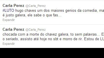 Imagem Carla Perez é alvo de brincadeira de mau gosto após morte de Chávez