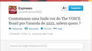 Imagem Carnaval: participante do The Voice Brasil animará camarote 2222