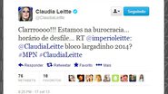 Imagem Claudia Leitte afirma que vai ter bloco Largadinho no Carnaval de 2014