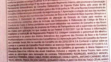 Imagem Crise no Bahia: racha e traição são revelados em conversas com dirigente 