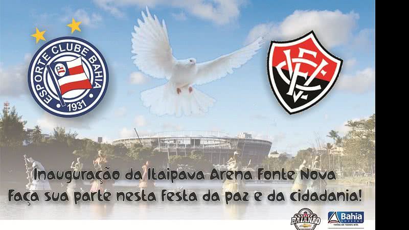 Imagem Depois do Consórcio Fonte Nova pedir reeducação aos torcedores, Governo pede paz