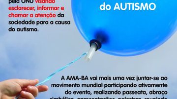Imagem Salvador no Dia Mundial de Conscientização do Autismo