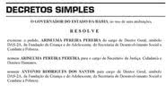 Imagem Nova secretária de Justiça é esposa do deputado Yulo Oiticica
