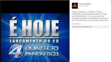 Imagem Vocalista da finada New Hit acusado de estupro tenta voltar aos holofotes
