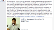 Imagem Cantor denuncia suposta ‘máfia das bandas’ em eventos de Camaçari