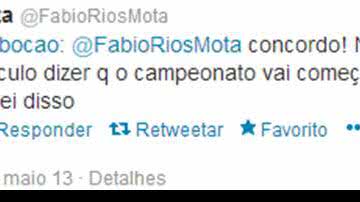 Imagem Fábio Mota volta a alfinetar Carlos Falcão