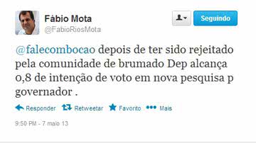 Imagem Após rejeição de Nilo em Brumado, Fábio Mota dispara contra pedetista
