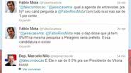 Imagem Suposta pesquisa faz Nilo e Mota trocarem farpas em rede social