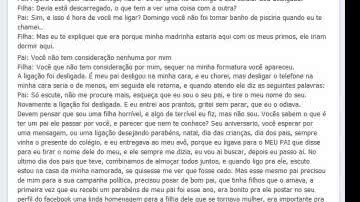Imagem Filha de Toinho Carolino, vereador eleito, detona o pai