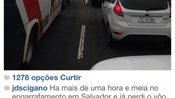 Imagem Cidade sem lei 3: Cigano perde voo após caos na Paralela. "Indignação"