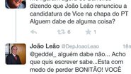 Imagem Geddel insinua desistência de Leão, que rebate: Medo de perder, Bonitão?