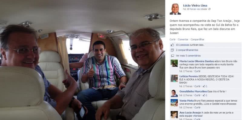 Imagem Parceria entre irmãos Vieira Lima e Bruno Reis está nas alturas