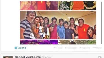 Imagem Ao lado de ACM Neto, Geddel curte show de Ivete: 'Ela é f...!"
