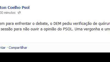 Imagem Leo Prates defende PT e dispara contra Hilton Coelho e PSOL