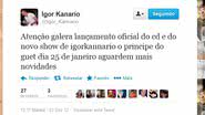 Imagem "Zangado", Igor Kannário anuncia lançamento do primeiro CD solo