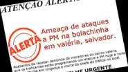 Imagem Traficantes que ameaçaram policiais em Valéria se escondem em Cosme de Farias