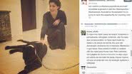 Imagem Isabeli Fontana é criticada ao postar foto ao lado de pantera