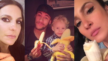 Imagem Em apoio a Daniel Alves, Ivete, Neymar e Claudinha dão banana para o preconceito