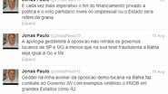 Imagem Em propaganda, Geddel critica governo Wagner; Jonas Paulo rebate