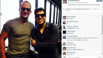 Imagem Tomate tieta Júnior Cigano em aeroporto