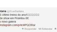 Imagem Leo Santana faz último treino do ano e deseja feliz 2014 aos seguidores