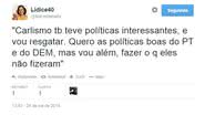 Imagem Lídice diz que vai resgatar o ‘carlismo’