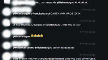 Imagem Namorado da filha de Renato Aragão se exibe na web e Lívian questiona