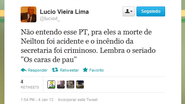 Imagem Incêndio no prédio da Educação: presidente do PMDB ironiza petistas