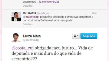 Imagem Rui Costa elogia Luiza Maia e leva alfinetada