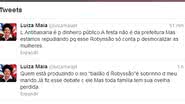 Imagem Luiza Maia desabafa: "toda família tem sua ovelha perdida"