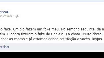 Imagem Cansada da superexposição na mídia, namorada de Daniela desabafa