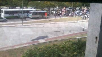 Imagem Manhã de protestos, acidentes e engarrafamentos em Salvador